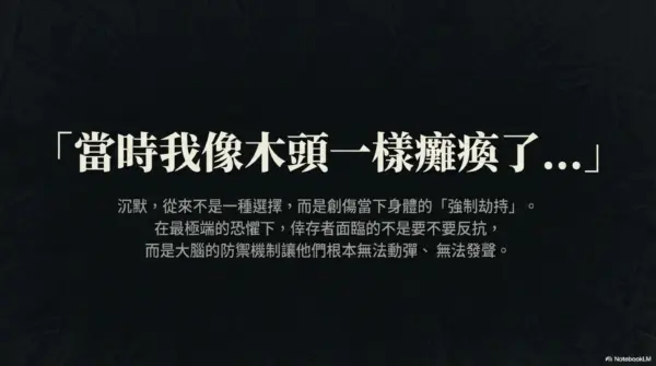 「為什麼我當下沒有反抗？」關於性創傷的迷思